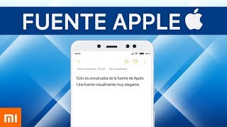 INSTALAR LA FUENTE DE APPLE IPHONE  IPAD EN EL REDMI NOTE 5 ROOT [upl. by Laddie542]