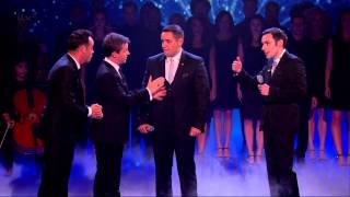 Richard and Adam  Britain s Got Talent Final Including egg throwing incident  Full HD [upl. by Yrot]