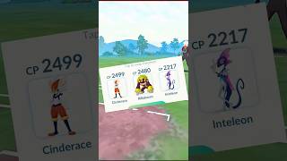 Using Galar Starter Team in pokemongo [upl. by Adne]