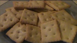 Homemade Saltine Crackers [upl. by Ahsilam347]