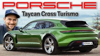 Porsche Taycan Cross Turismo всемогъщо електрическо комби [upl. by Derrej]