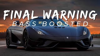 Final Warning  NLE Choppa Bass Boosted [upl. by Yelwah]