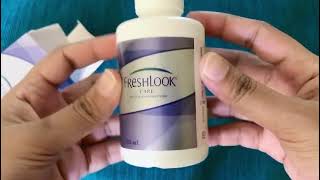 Freshlook Eye Lenses Full Set Replacement Cycle 12 Month Best Lens eyelenses freshlook youtube [upl. by Lindo]