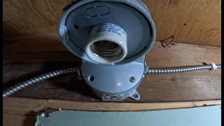 Improving the Lighting Downstairs  Installing Lithona Lighting Vapor Tight Wall Packs Part 2 [upl. by Nawuq]