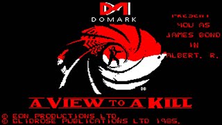 Amstrad CPC A View To A Kill  Longplay [upl. by Leifeste]