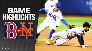 Red Sox vs Mets Game Highlights 9424  MLB Highlights [upl. by Eul]