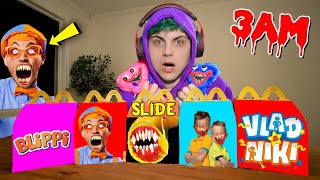 NON APRIRE gli HAPPY MEAL di VLAD e NIKI BLIPPI e SLIDE EATER del MCDONALDS [upl. by Flyn]