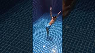 gymnastics meets swimming 🤝 📹 Nickoflow6 Olympics [upl. by Simdars]