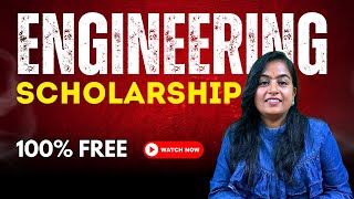 100 FREE ENGINEERING SCHOLARSHIP  Apply Now [upl. by Uthrop]