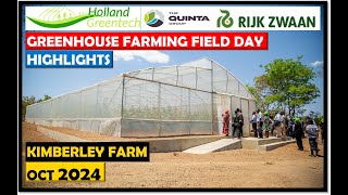 Holland Greentech Zambia Greenhouse Farming Field Day  Kimberley Farm  2024 Oct  Highlights [upl. by Tadashi]