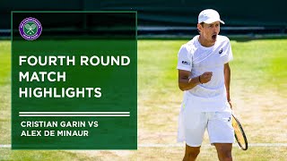 Cristian Garin vs Alex de Minaur  Match Highlights  Wimbledon 2022 [upl. by Blancha118]