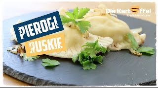 Piroggen oder Pierogi Ruskie – Polnische Teigtaschen mit Kartoffelfüllung [upl. by Fanning407]