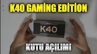 K40 GAMİNG EDİTİON KUTU AÇILIMI VE PUBG MOBİLE TESTİ [upl. by Nivk]