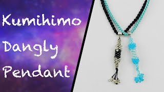 Kumihimo Beaded Pendant [upl. by Aihcats]