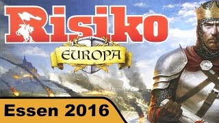 Risiko Europa  Brettspiel  Essen 2016 live [upl. by Namreh]