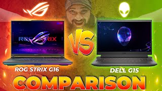 Rog Strix G16 Vs Dell G15  i5 13450HX RTX 3050  Who Wins [upl. by Ydarg]