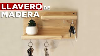 Llavero de madera  Proyecto fácil para principiantes [upl. by Nanci]