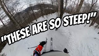 SUPER POWDER Glades at Stowe [upl. by Netnert127]