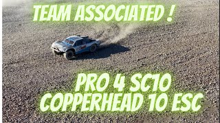 Team associated pro 4 Sc10 wcopperhead 10 esc 3200 kv motor [upl. by Naesal]