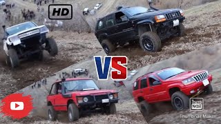 Extreme 4X4 Challenge Range Rover VS Jeep VS Toyota [upl. by Ruthanne354]