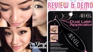 How to Use Ardell Dual Lash Applicator  Review Demonstration 2020 💄 [upl. by Emlynne164]