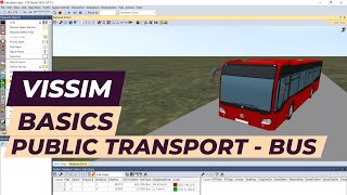 Vissim Tutorial  How to model buses [upl. by Anaul]