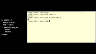 how to check Linux is 32 bit or 64 bit architecture size of linux [upl. by Nospmas]