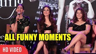 Veere Di Wedding Song Launch Funny Moments  Kareena Sonam Swara Ekta Rhea [upl. by Buxton]