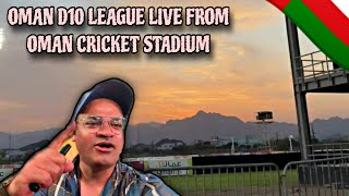 Oman D10 League 2024 live From Oman 🇴🇲 Cricket Stadium OmanD10League [upl. by Yllas]