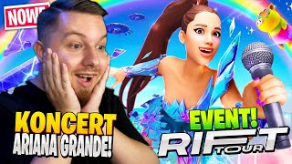 NIESAMOWITY koncert ARIANA GRANDE w Fortnite  🌈 cały EVENT [upl. by Bartlett]