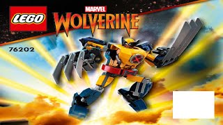 LEGO instructions  Super Heroes  76202  Wolverine Mech Armor [upl. by Spike50]