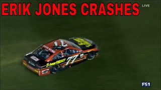 Erik Jones Crashes [upl. by Namia]