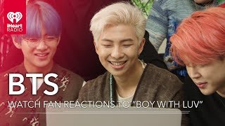 BTS React To Fans Watching quotBoy With Luvquot Music Video For The First Time [upl. by Mag]