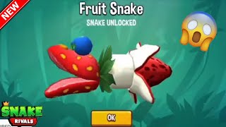 Snake Rivals  New Fruit Snake Unlocked [upl. by Elia367]