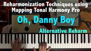 Oh Danny Boy Alternative Reharmonization using Mapping Tonal Harmony Pro [upl. by Lydnek448]