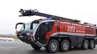 FLF Panther Rosenbauer Airport Bremen Fire Brigade Truck [upl. by Divd]