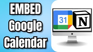 How To EMBED Google Calendar In NOTION [upl. by Amyas]