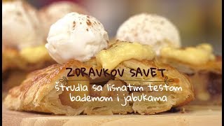 Štrudla sa lisnatim testom bademom i jabukama Saveti by Poslastičar [upl. by Dyann]