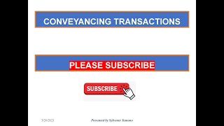 Conveyancing Recording Cash Guaranteed by the Bank [upl. by Enyahs499]