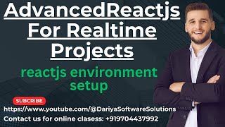 Reactjs environment setup  How to install Reactjs in VS Code  How to create React App [upl. by Yderf]