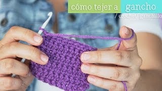 Como tejer con gancho ¡aprende ya  Mini serie de Tejido EP 1 [upl. by Conlee]