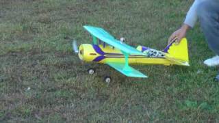 Pitts S12 Aerobatic Biplane EPO RTF from Hobby King  part 1 [upl. by Tillford]