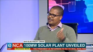 A solar power plant in Upington unveiled [upl. by Doris]