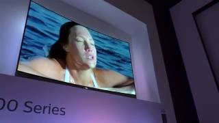 PHILIPS 901C CURVED 4K OLED auf der IFA 2016 [upl. by Anuqahs]