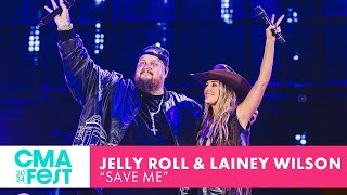 Jelly Roll with Lainey Wilson – “Save Me”  CMA Fest 2024 [upl. by Kosse]