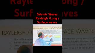 Seismic Waves Rayleigh waves long waves surface waves lwaves [upl. by Zenia]