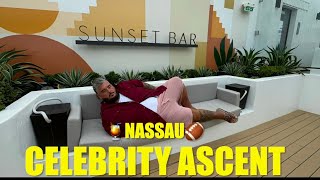 CELEBRITY ASCENT  PIER RUNNING IN NASSAU  GHOST 👻 HUNT🍹🥂🍹🥂🍹🥂🍹 [upl. by Skrap]