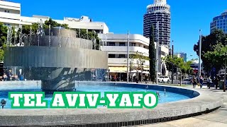 Feel at the center of the action a virtual walk on Dizengoff Street and Dizengoff Square [upl. by Ahseiym]