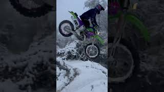 Snow ripping the KDX220 build [upl. by Villiers]