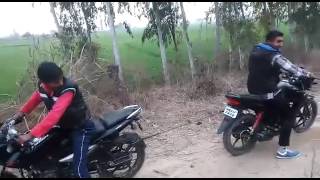 Bike Tochan pulser vs Honda cb twister [upl. by Ralyt]